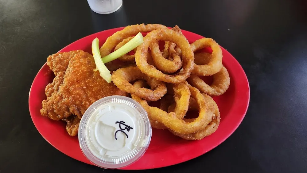 Buffalo Wings and Onion Rings